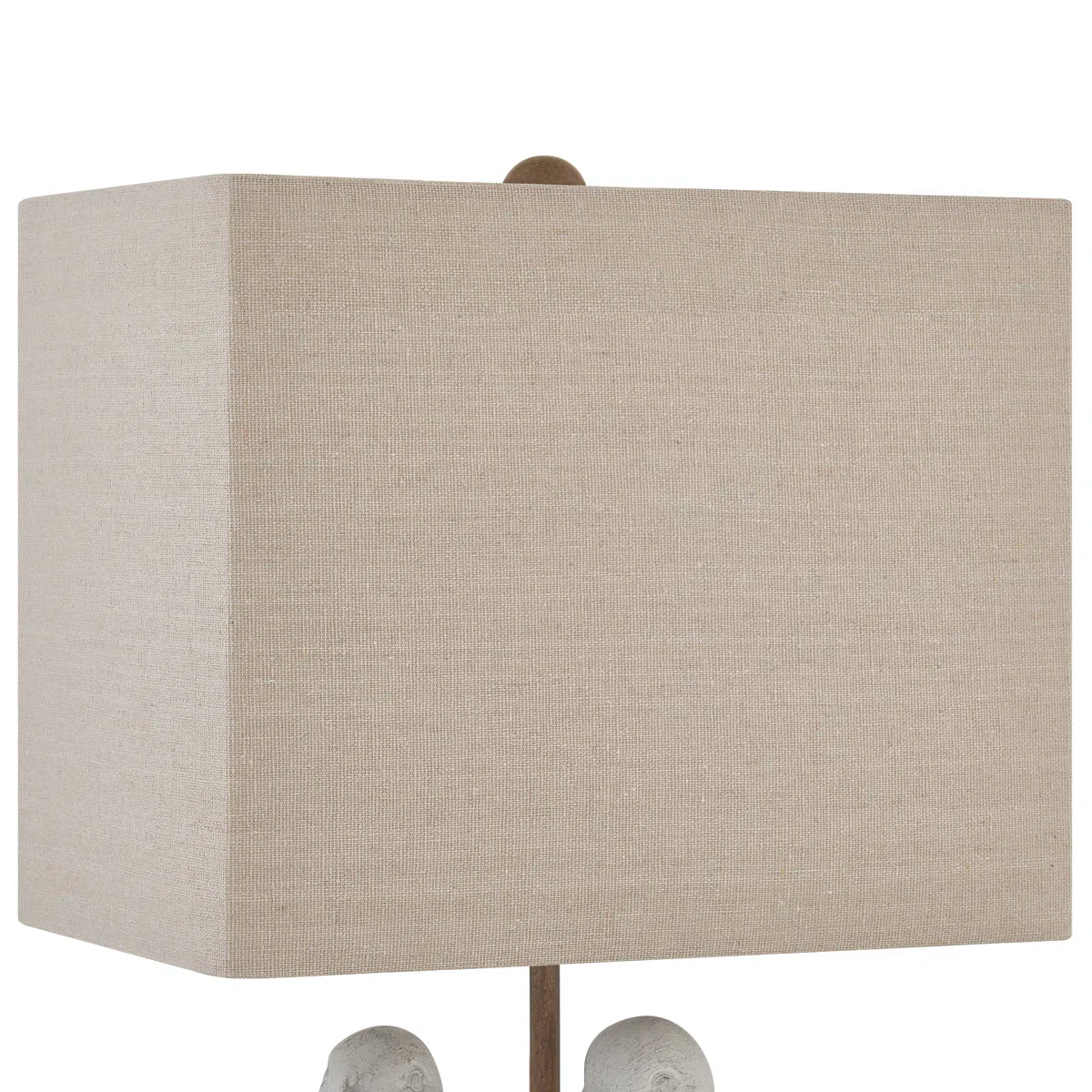 20" White Resin Birds Table Lamp With Shade