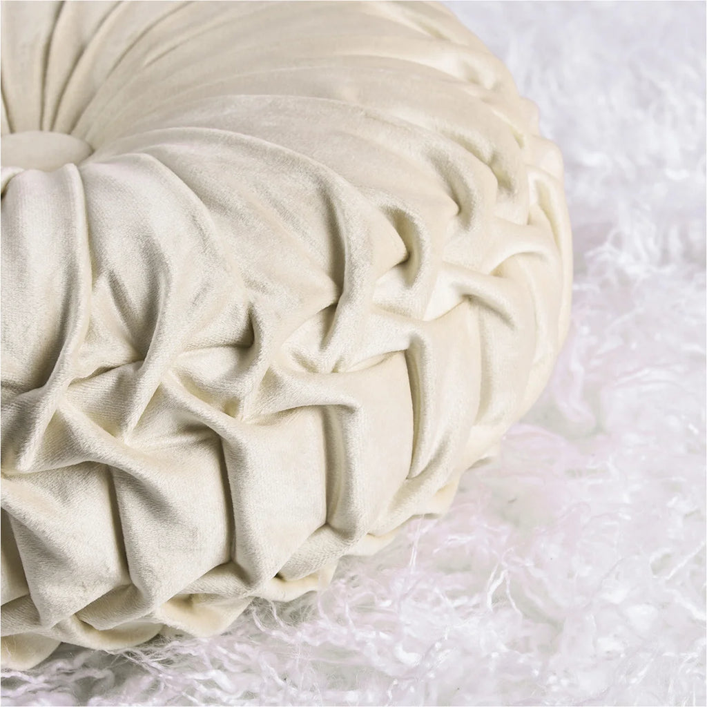 Echo Buttons Velvet Throw Pillow (Set of 2)