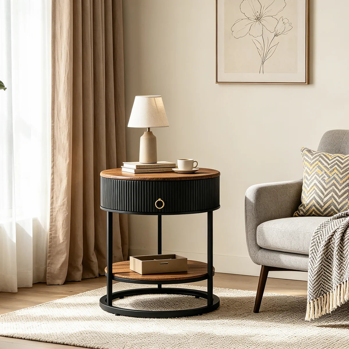 End Table with Storage