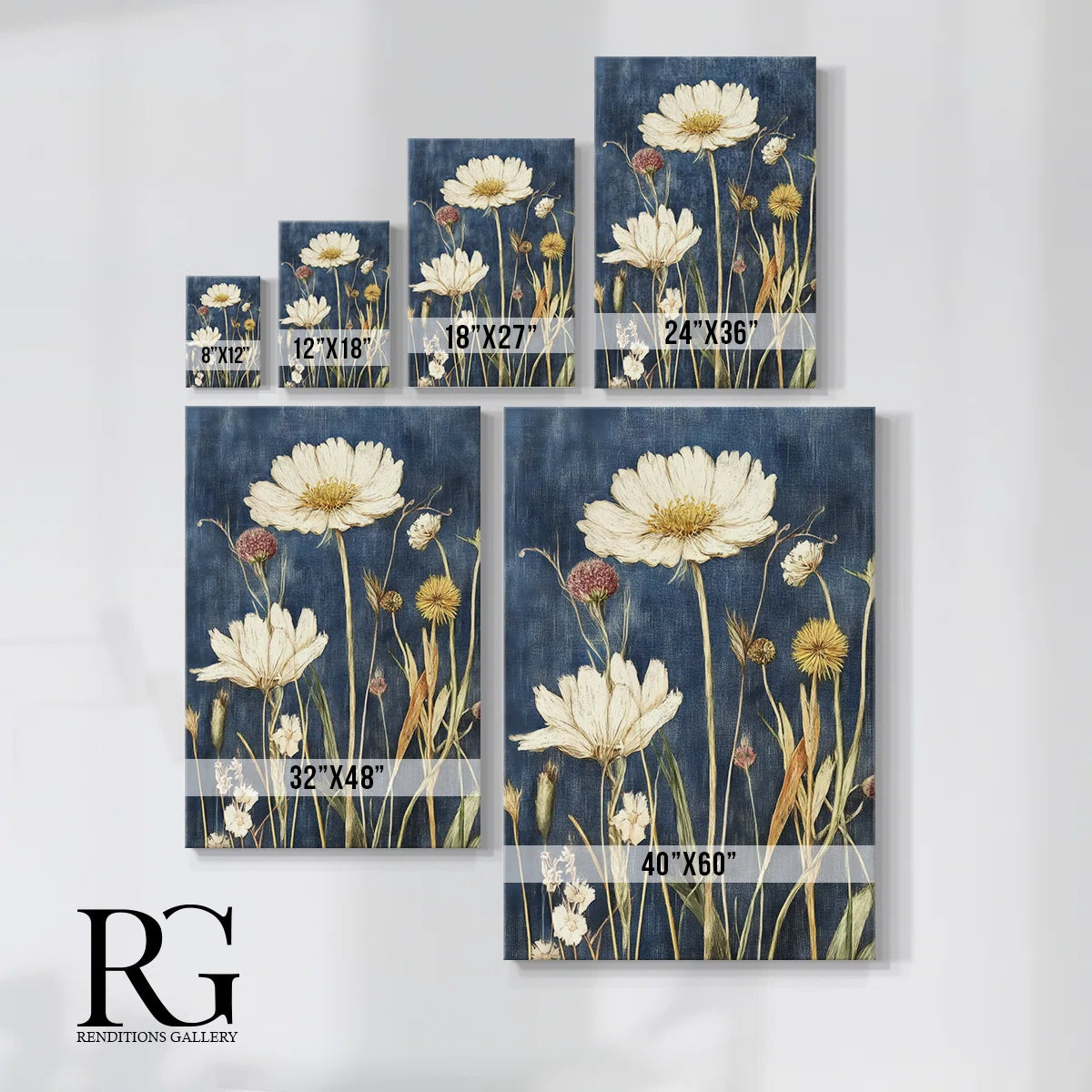 Floral CVII Gallery Wrapped Canvas