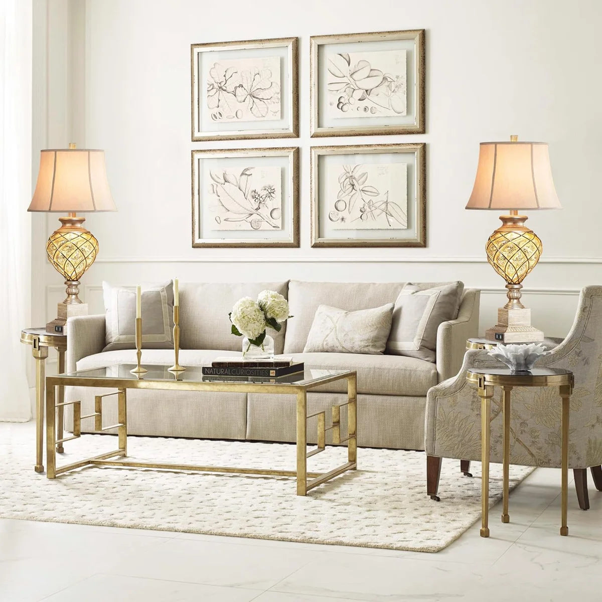 Jansel Glass Table Lamp