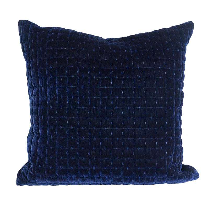 Layla Solid Colour Navy Throw Cushions