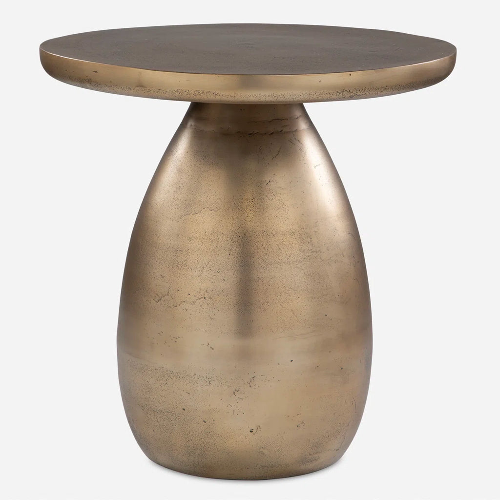 Tansie Brass Antique Side Table