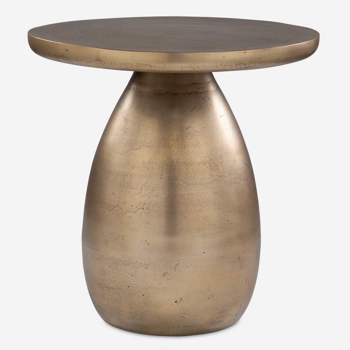 Tansie Brass Antique Side Table